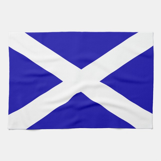 Scottish Flagga Kökshandduk (Horisontell)