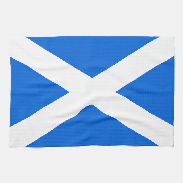 Scottish Flagga ktcnt Kökshandduk (Horisontell)