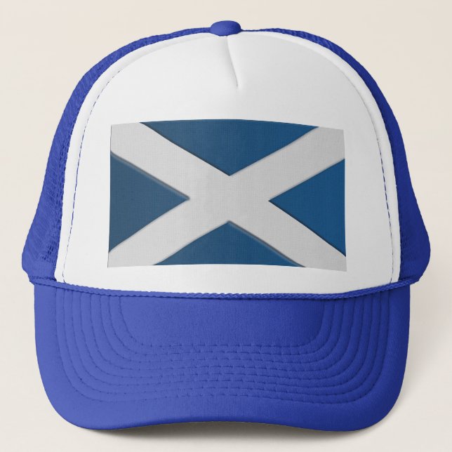 Scottish Flagga of St Andrew, Patriotic Scotland Keps (Framsida)