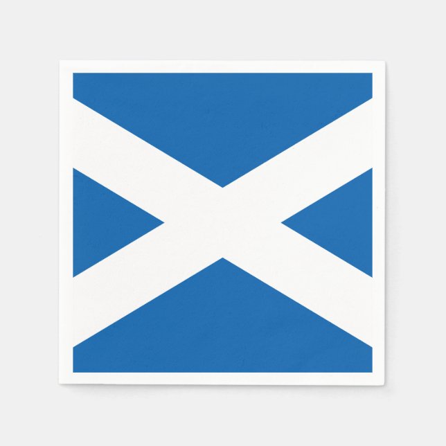 Scottish flagga pappersservett (Framsidan)