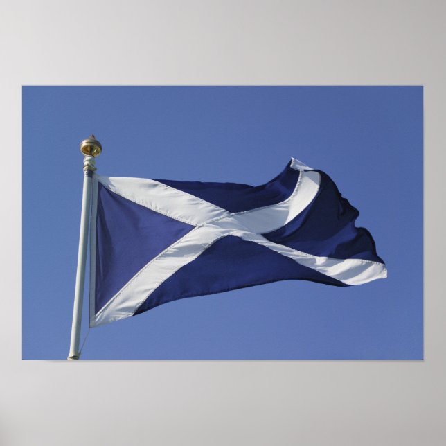 Scottish Flagga Poster (Framsidan)