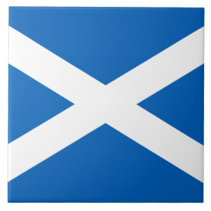 Scottish Flagga (Saltire) (Skottland Flagga) Kakelplatta