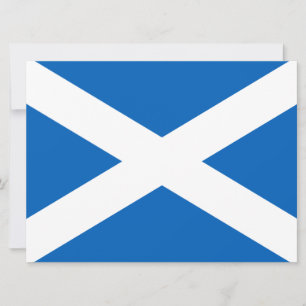 Scottish Flagga (Saltire) (Skottland Flagga) Kort