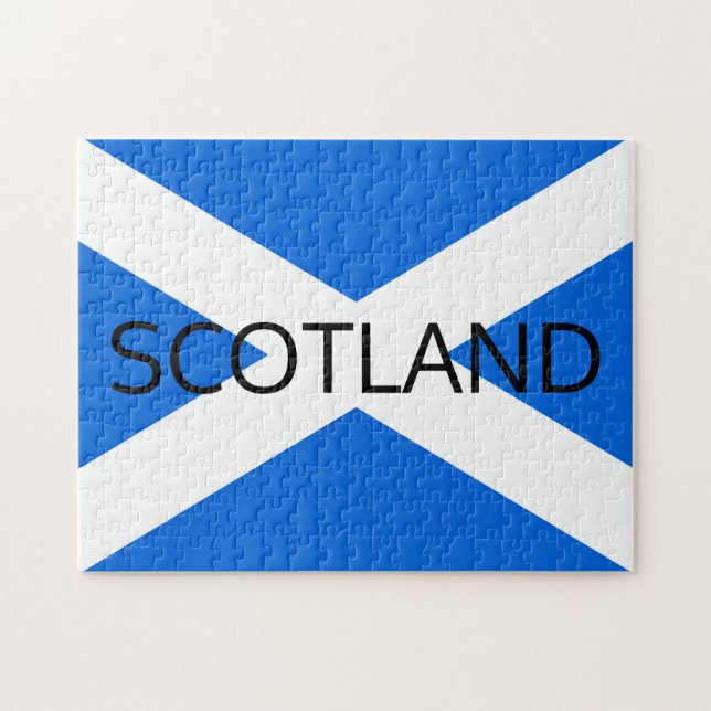 Scottish Flagga Scotland 11x14 252pc jpcn Pussel (Horisontell)