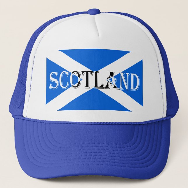Scottish Flagga Scotland Inverted thcn Keps (Framsida)