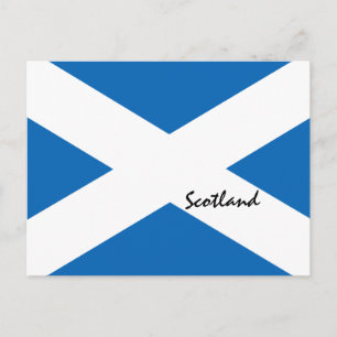 Scottish flagga & Scotland Land Patriots /sport fl Vykort
