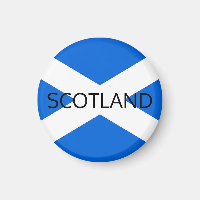 Scottish Flagga Scotland macn Magnet (Framsidan)