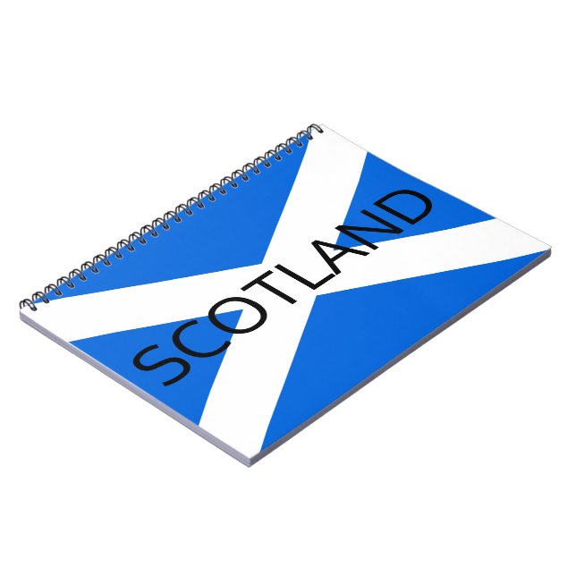 Scottish Flagga Scotland nbcnt Anteckningsbok (Vänstra Sidan)