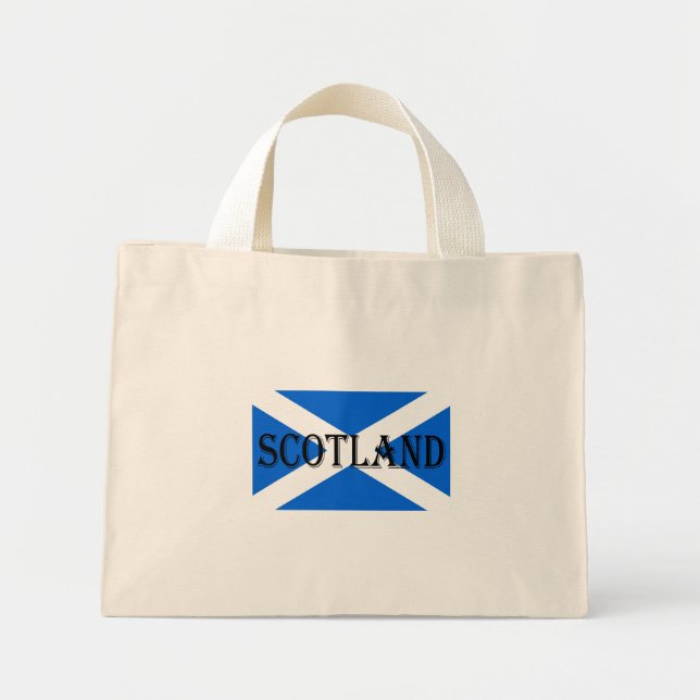 Scottish flagga Scotland ttcn Mini Tygkasse (Framsidan)