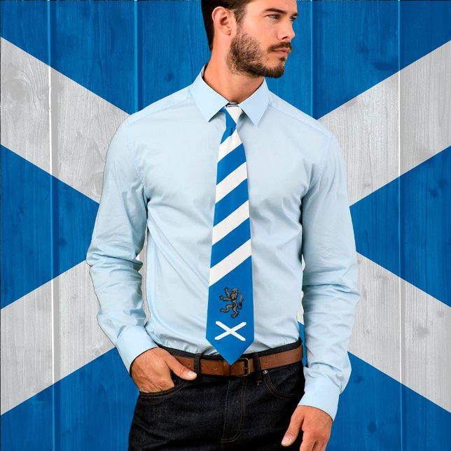 Scottish Flagga Tie, Rampant, patriotic Scotland Slips (Skapare uppladdad)