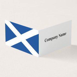 Scottish flagga-vikad visitkortsmall visitkort