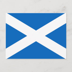 Scottish Flagga Vykort
