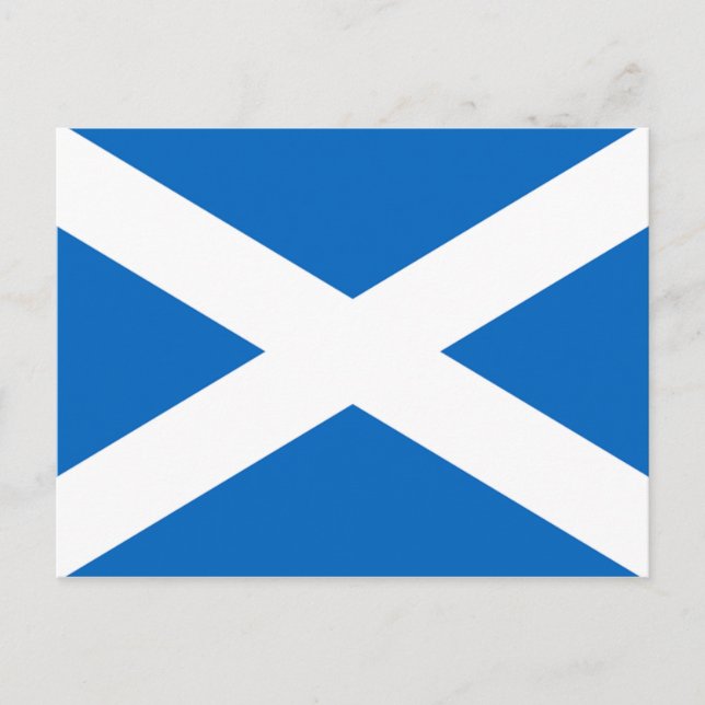 Scottish Flagga Vykort (Framsida)