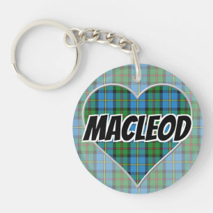 Scottish Flash Klan MacLeod of Harris Tartan Heart