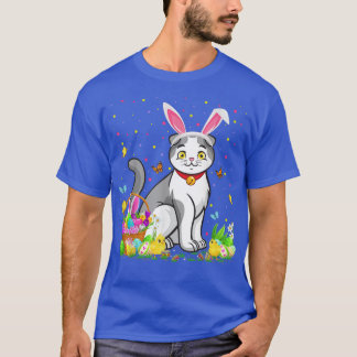 Scottish Fold Bunny Egg Hunting Scottish Fold Öste T Shirt