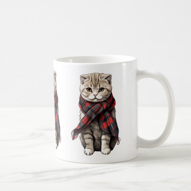 Scottish Fold Cat Kaffemugg (Höger)