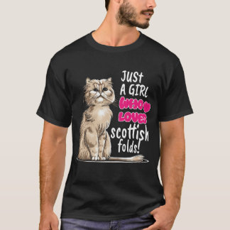 Scottish Fold Cat T Shirt