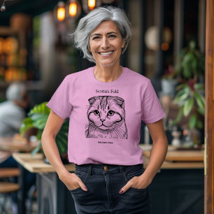 Scottish Fold Porträtt T Shirt