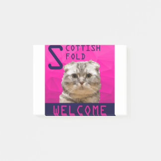 Scottish Fold Post-it Block