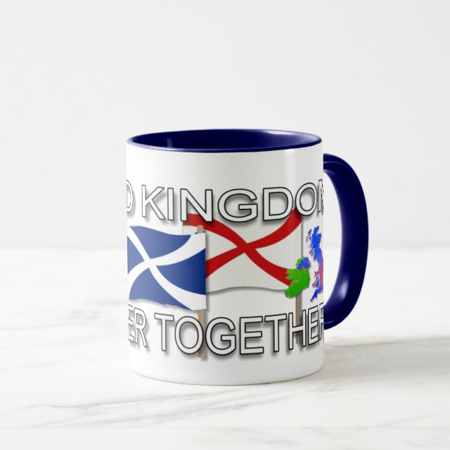 Scottish folkomröstning Stronger Together Mugg (Framsida höger)