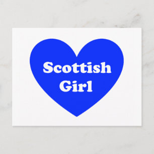 Scottish Girl Vykort