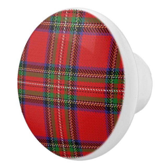 Scottish Grandeur Klan Stewart Tartan Play Knopp (Höger)