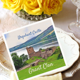 Scottish Grant Klan-Urquhart Castle Napkins Pappersservett