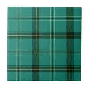 Scottish Grönt Tartan Kakelplatta
