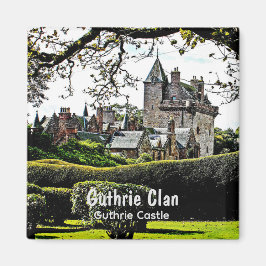 Scottish Guthrie Klans Castle Keepsaké Magnet