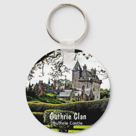 Scottish Guthrie Klans Castle Keepsaké Nyckelring