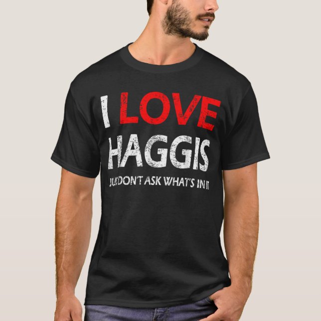 Scottish Haggis Roligt Gift från Skottland Robert  T Shirt (Framsida)