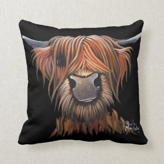 Scottish Hairy Highland Cow 'BRUCE' Cushion Pillow Kudde