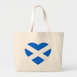 Scottish Heartflaggjtcn Jumbo Tygkasse