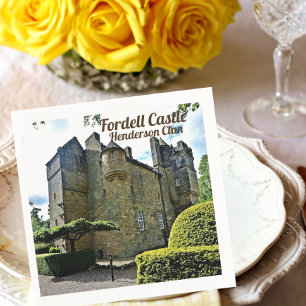 Scottish Henderson Klans Fordell Castle Photo Pappersservett