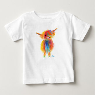 Scottish Highland Cow ' ANGEL' av Shirley MacArth Tee Shirt