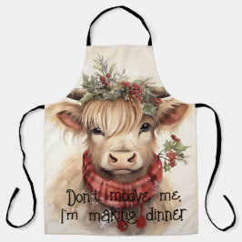 Scottish Highland Cow Apron - Roligt och funktion