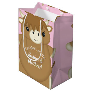 Scottish Highland Cow Baby Shower Rosa