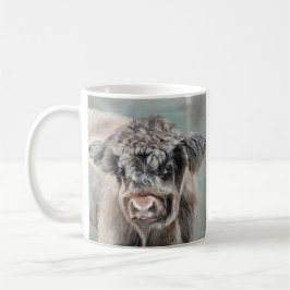 Scottish Highland Cow on Green Kaffemugg