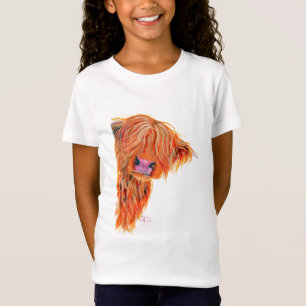 Scottish Highland Cow "PEEKABOO" Tee Shirt