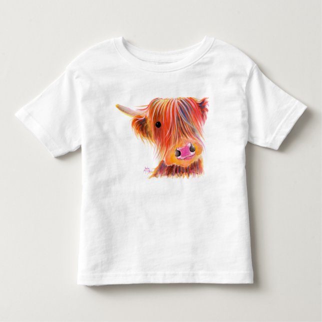 Scottish Highland Cow SWEET SATSUMA av Shirley Tee (Framsida)