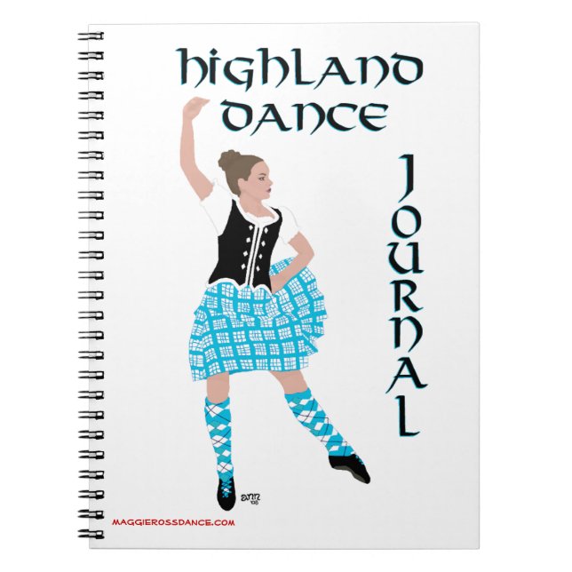 Scottish Highland Dance Journal Anteckningsbok (Framsidan)