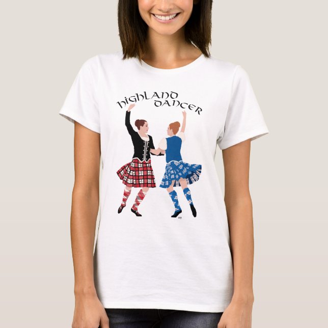 Scottish Highland Dance Reel T-shirt (Framsida)