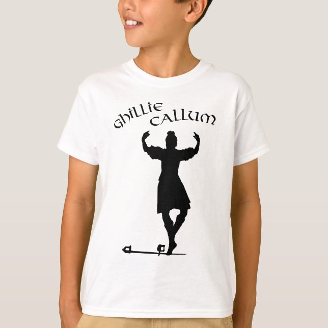 Scottish Highland Dancer Ghillie Callum T Shirt (Framsida)