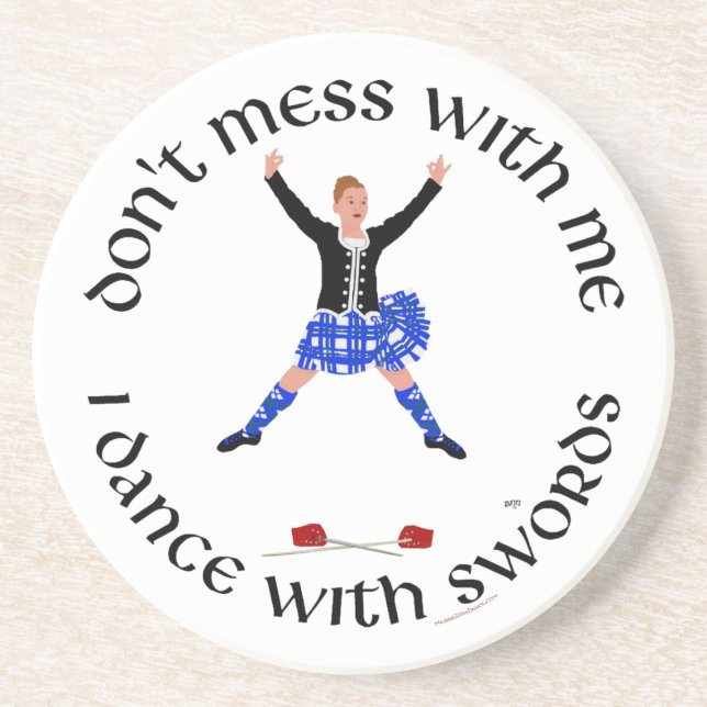 Scottish Highland Dancer Underlägg (Framsidan)