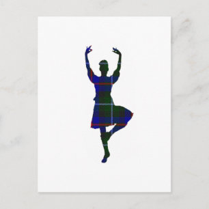 Scottish Highland Dancer Vykort