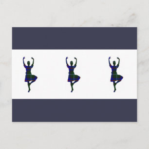 Scottish Highland Dancers Vykort