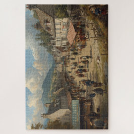 Scottish Highland Village Jigsaw Puzzle Pussel