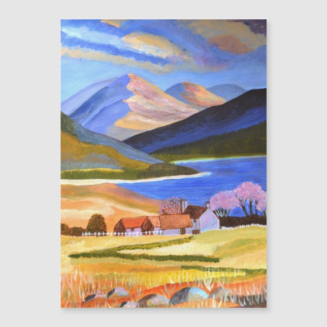 Scottish Highlands 2 Helgdag Card (Framsida)