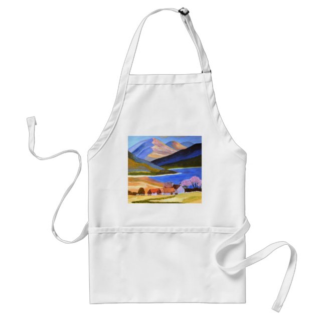 Scottish Highlands apron Förkläde (Framsidan)
