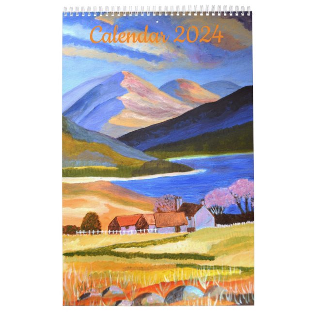 Scottish Highlands Calendar 2024 Kalender (Omslag)